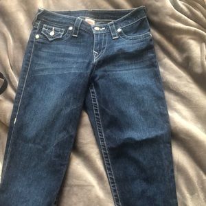 True Religion Jeans with Swarovski Crystal Buttons